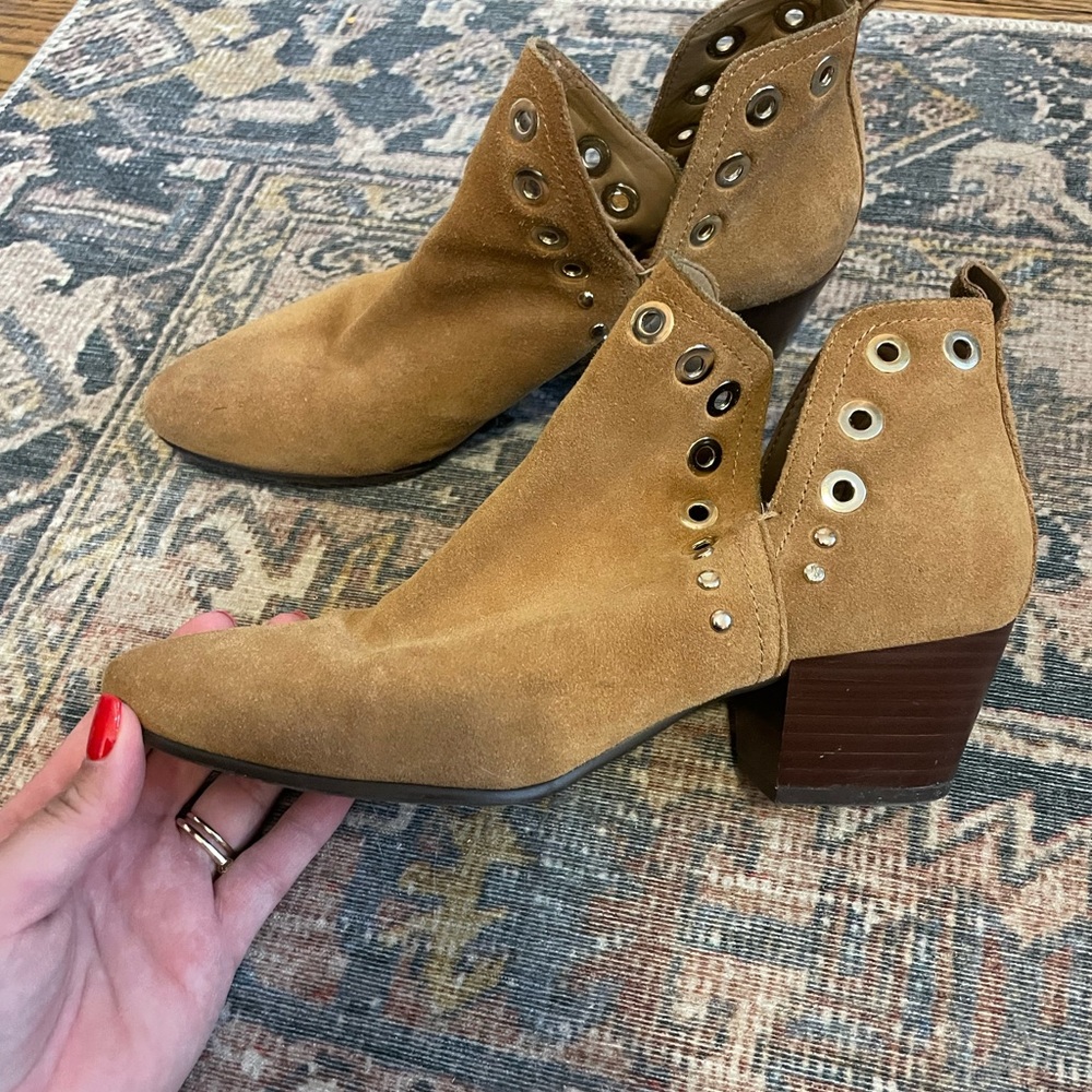 Tan Suede Sam Edelman boots